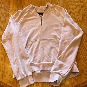 Pacsun LA Hearts Pink Half Zip Hoodie